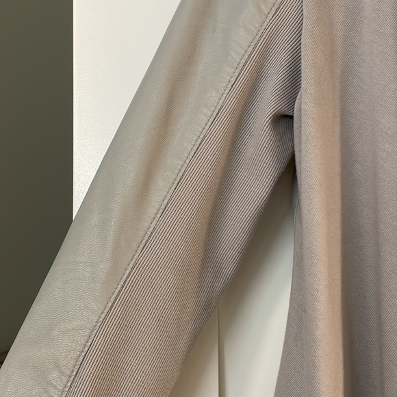 BlankNYC faux leather draped jacket - Picture 3 of 8